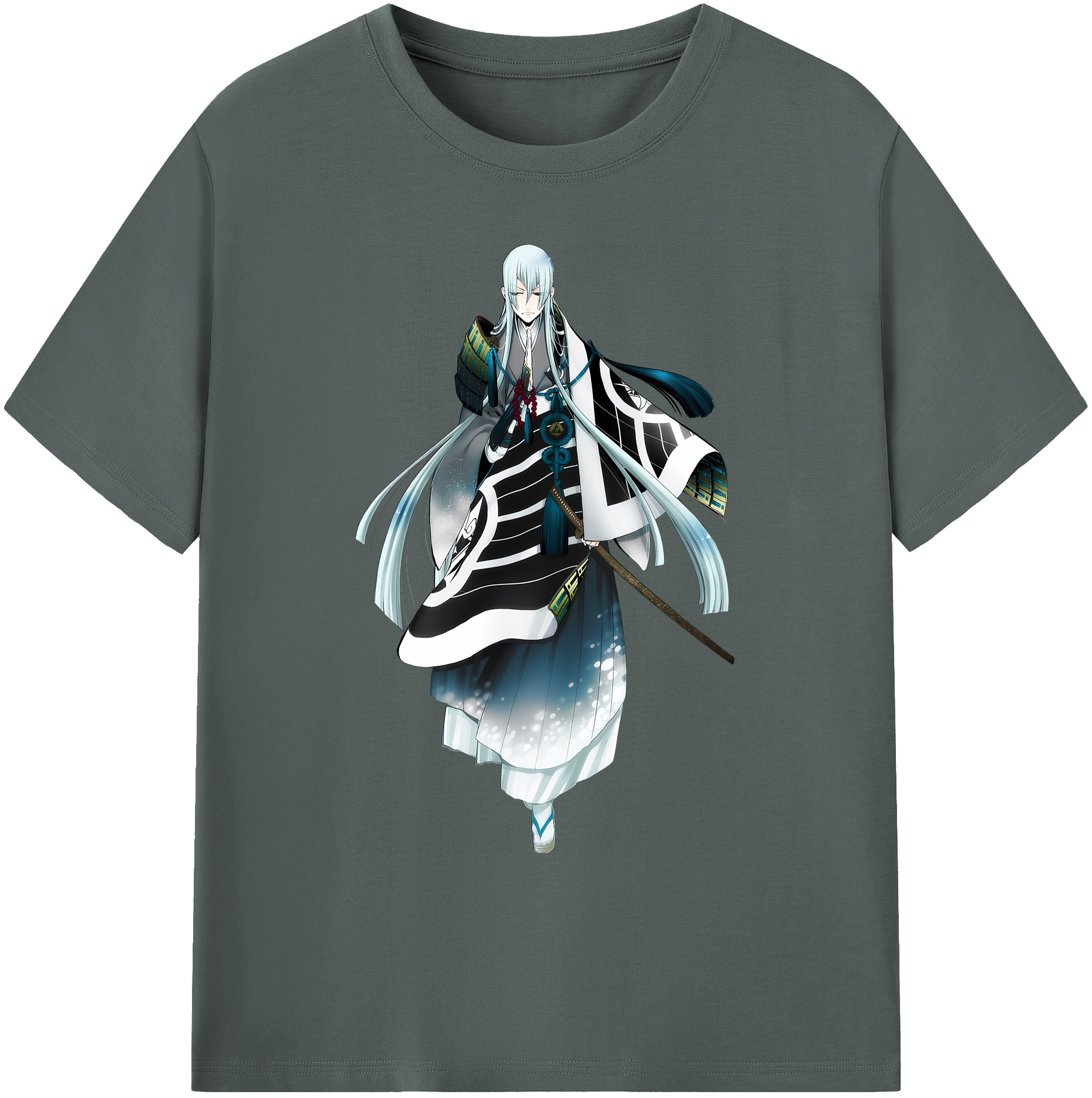 （画像用） 刀剣乱舞 Touken Ranbu 綿100％ メンズ半袖Tシャツ｜肌触りやわらか＆通気性